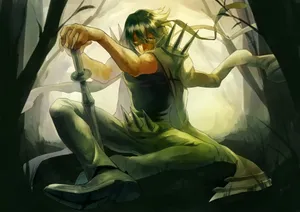 Uzu Sanageyama, The Powerful And Skilled Swordsman Wallpaper