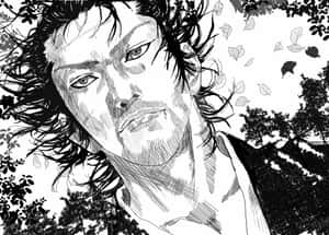 Vagabond Manga Character Portrait Wallpaper