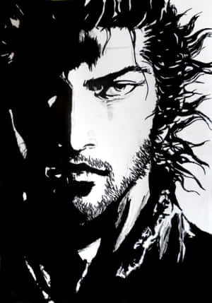 Vagabond Manga Character Portrait Wallpaper