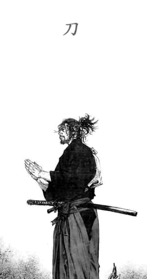 Vagabond Manga Samurai Stance Wallpaper