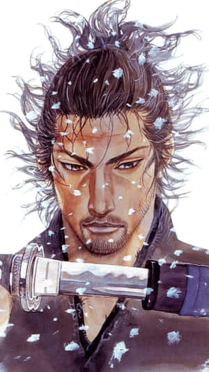 Vagabond Manga Samuraiwith Sword Wallpaper