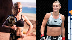 Valentina Shevchenko And Manon Fiorot Wallpaper