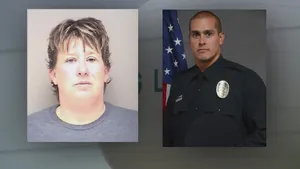 Valiant Police Officer From Log Lane Village Wallpaper