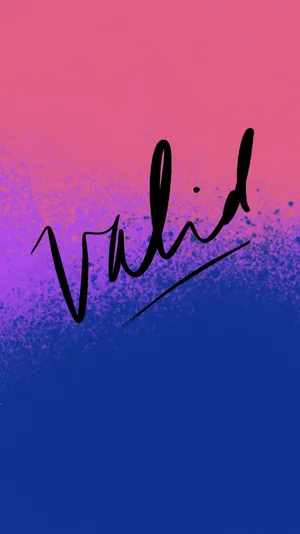 Valid Bisexual Portrait Wallpaper