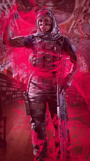 Valkyrie In Action On Rainbow Six Siege Wallpaper Wallpaper