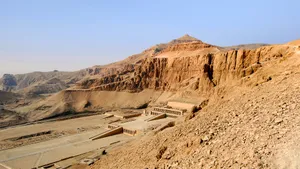 Valley Of The Kings With Rocky And Desert Surface Wallpaper