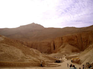 Valleyofthe Kings Egypt Landscape Wallpaper