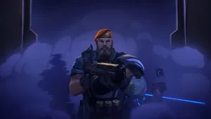 Valorant_ Agent_ Brimstone_ Ready_for_ Action Wallpaper