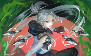 Valorant Jett Viper Smoke Wallpaper