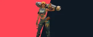 Valorant Raze Character Pose Wallpaper