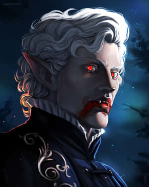 Vampire Aristocrat Portrait Wallpaper