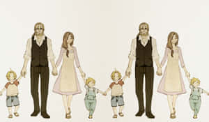 Van Hohenheim Posing In A Historical Outfit Wallpaper