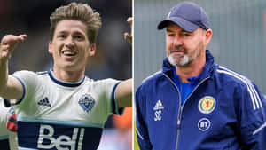 Vancouver Whitecaps Fc Ryan Gauld And Steve Clarke Collage Wallpaper