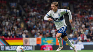 Vancouver Whitecaps Fc Ryan Gauld In 2022 Canadian Championship Final Wallpaper