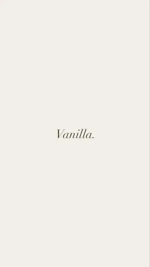 Vanilla Aesthetic Simplicity Wallpaper