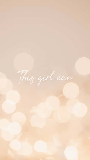 Vanilla Bokeh Inspirational Quote.jpg Wallpaper