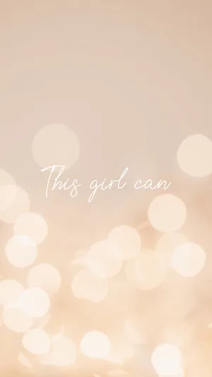 Vanilla Bokeh Inspirational Quote.jpg Wallpaper