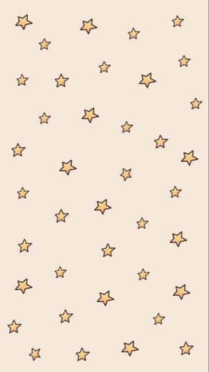 Vanilla Star Pattern Background.jpg Wallpaper