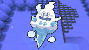 Vanillish Against Blue Village Wallpaper