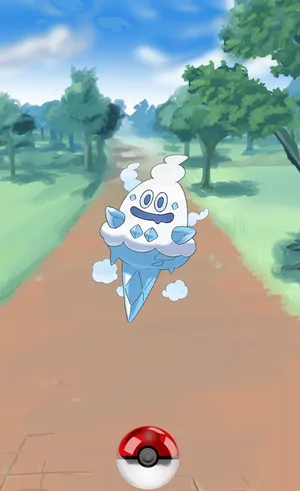 Vanillish And Pokemon Ball Wallpaper