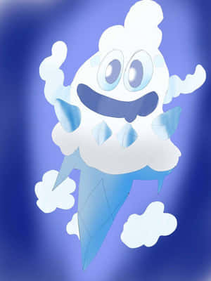 Vanillish Glowing Purple Backdrop Wallpaper