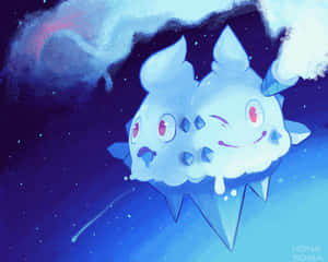 Vanilluxe In Space Pokemon Wallpaper
