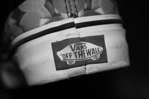 Vans Off The Wall Back Shoe Wallpaper