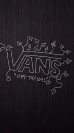 Vans Off The Wall Silver Wallpaper