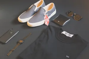 Vans Shoes With Play Shirt Wallpaper