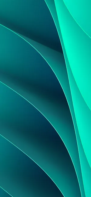 Vapid 3d Green Lines Wallpaper