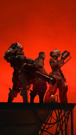 Vapid Cyberpunk Characters Wallpaper