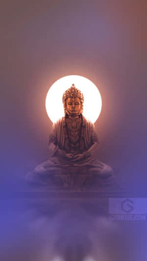 Vapid Hanuman Statue Meditating Wallpaper