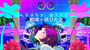 Vaporwave Aesthetic Pfp Baby Girl Wallpaper