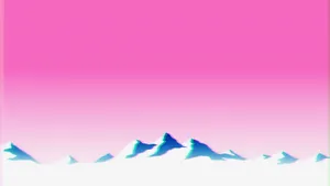 Vaporwave_ Mountain_ Silhouette Wallpaper