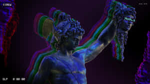 Vaporwave Statue Aesthetic4 K U H D Wallpaper