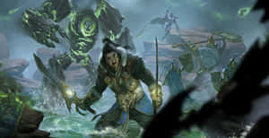 Varian Wrynn Epic Battle Artwork Wallpaper