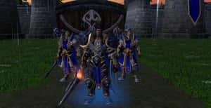 Varian Wrynn Leading Alliance Soldiers Wallpaper