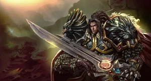 Varian Wrynn Warrior King Wallpaper