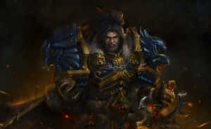 Varian Wrynn Warrior King Wallpaper