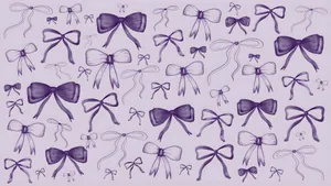 Variety Of Aesthetic Bows Wallpaper