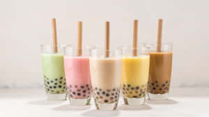 Varietyof Boba Tea Flavors.jpg Wallpaper