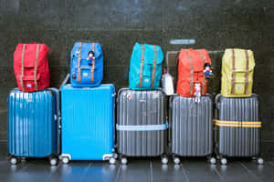 Varietyof Travel Luggage Wallpaper