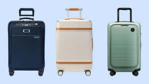 Varietyof Travel Suitcases Wallpaper
