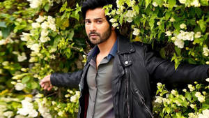 Varun Dhawan With Flowers Wallpaper