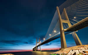 Vasco Da Gama Bridge Chrome Os Wallpaper