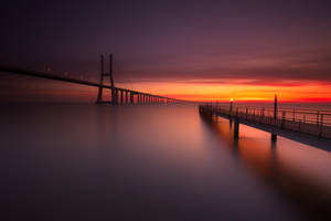 Vasco Da Gama Bridge Portugal Wallpaper