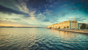 Vast Ocean In Saint Petersburg Wallpaper