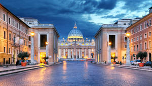 Vatican City Street Wallpaper