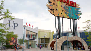 Vaughan Mills Shopping Center Entrance Wallpaper