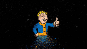 Vault Boy And Friends Celebrate! Wallpaper